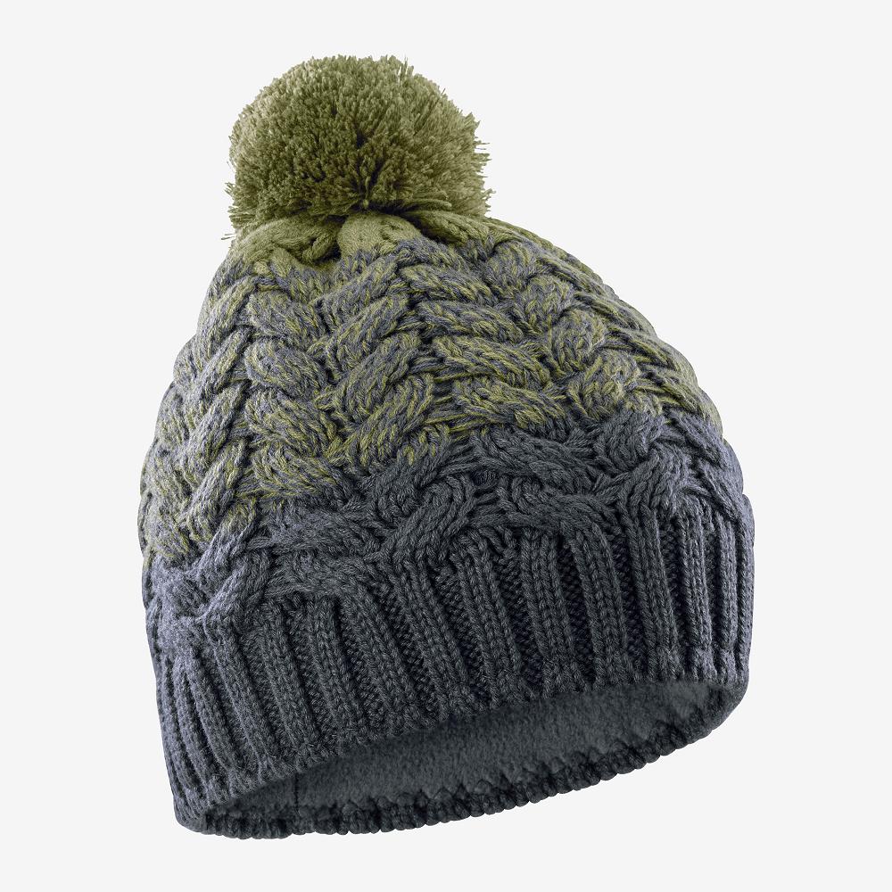 Salomon POLY Gorros Hombre - Verde - Colombia (68290-IMOF)